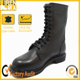 Black Cow Leather Tactical Military Combat Boots