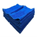 Cotton Washcloths, Royal Blue Face Towels, Color Dyeing Towels