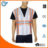 High Visibility Vest with 4 Lower Pockets and Reflective Tape