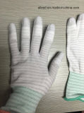 PU Palm Coated Nylon Gloves for Cleanroom Working