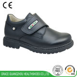 Children School Kids Leather Shoes with Pigskin Lining and Insole