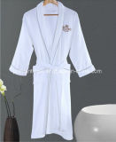 Customized 100% Cotton Terry Unisex Bathrobe for Adults