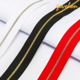 New Design Plated Nylon Zipper with Multicolor