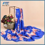 Womens Fashion Silk Scarf Scarves Print Flower Shawls