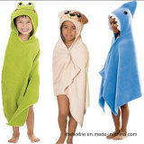 Promotion Baby Cotton Bath Blanket Hooded Towel with High Quality