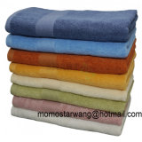 Multi Colours of Bamboo/Cotton Bath Towels with Dobby Border