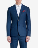 Wholesale Customerized Men's Patterned Fashion Navy Suits