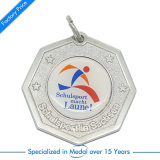 Stamping Silver Souvenir Running Sport Medal