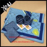 100% Silk Woven Fashion Pocket Square Handkerchief and Tie for Men