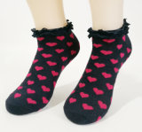 Summer Women Breathable Cotton Ankle Lace Socks