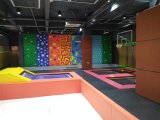 Fitness Indoor Trampoline Park with Climbing Toy for Children