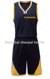 2017 New Customize Basketball Jersey Suit Black and Yellow