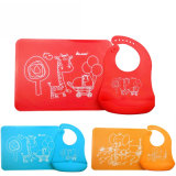 latest Stock Organic Food Grade Silicone Baby Bibs and Placemats