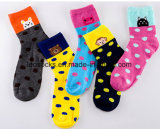 Happy Socks with Colorful Patterns Custom Logo Men Socks