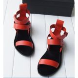 Hot Summer Collection Red Flat Women Sandals (HCY02-724)