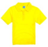 Comfortable Short Sleeve Kids Polo Shirts Made of 100% Cotton