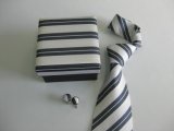 New Stripe Design Men's Fashion Yarn Dye Neckties with Gift Box