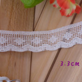 Wholesale Bleach 100% Cotton Crochet Lace for Hair Decoration