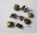 Factory Supply Metal Diamond Shaped Metal Rivet Snap Button