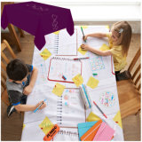 Kids Draw on Disposable Paper Tablecloth Roll with PE Laminated