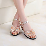 Mary Jane Wedding Party Pink Bow Butterfly Shoes for Girls