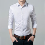 Men's Slim Fit Navy Cotton Shirt in New Style Design