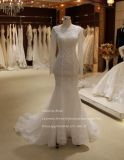 Aoliweiya Backless Full Sleeve Bridal Wedding Dress