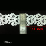 4.8cm Cotton Guipure Lace Trim, African Cord Lace Trim, Cotton Lace Trim Wholesale Cloud Motif L009