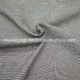 Checks White and Black Yarn Dyed Dog Tooth/Swallow Grid Fabric Polyester Rayon Spandex Blend for Women Coat/Skirt