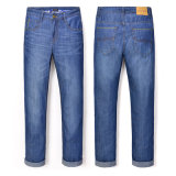 Wholesale Men's Fashion Cotton Brand Stock Jeans