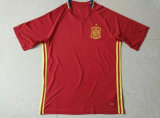 2016 Season Red Spain Soccer Training Jersey, Football Tshirt