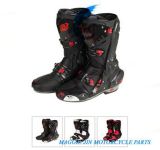 Motorcycle Boots of Wear-Resistant Super-Fiber Leather