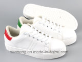 White Shoes / Sports Shoes / Leisure Shoes with PVC Injection Outsole (SNC-49024)