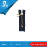 Popular Gold Zipper 3# Metal Zipper for Garment