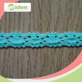 1.4cm Handmade Cotton Border Green Embroidery Lace