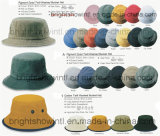 Customized Promotion Pigment Dye Twill Washed Bucket Hat