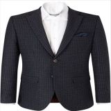 2015 Mens Top Quality Checked Winter Wool Suit Jacket