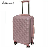 Durable Hardshell Diamond Case Strong Zipper&Number Lock Trolley Luggage