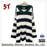 Leisure Stripes Knitted Sweaters for Women