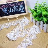 Swiss Lace Factory Stock Wholesale 9cm Width Polyester Embroidery Trimming Fancy Lace for Garments Accessory and Home Textiles