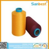 High Extensibility Continuous Polyester Textured Overlocking Thread