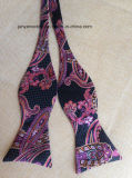 Handmade Jacquard  Necktie Self Bow Tie