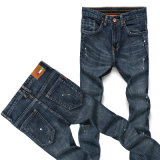 High Quality New Fashion Man Jeans with Embroidery on Waistband (HDMJ0019-17)