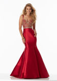 Sweetheart Neckline Beaded Bodice Party Prom Evening Dresses