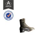 Genuine Leather Anti-Slip Black Police Military Boot