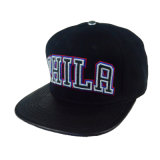 Custom Hip Hop Hat 3D embroidered Fashion PU/Cotton Snapback Cap