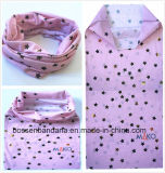 China Factory Produce Custom Pink Polyester Magic Neck Tubular Scarf