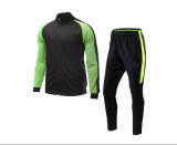 Wholesale Long Sleeve OEM Men's Training Sport Wear Soccer Jacket Suits Tracksuit with Zipper