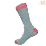 Mens Colorful Dots Cotton Dress Socks