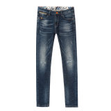 Broken Washing Man Jeans with Special Pattern on Waistband (HDMJ0011-17)